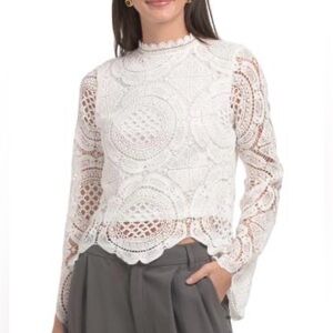 White Lace Blouse